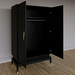 Платяной шкаф Elsa Dreams Black с 2-мя фасадами варинант исполнения - 1 | Loft Concept в Уфе