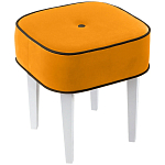 Квадратный мягкий пуф на белых ножках Winton Pouf Square варинант исполнения - 23 | Loft Concept в Уфе