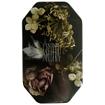 Шкатулка из эпоксидной смолы с цветами черная Epoxy Resin Box Black варинант исполнения - 1 | Loft Concept в Уфе