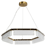 Светодиодная люстра с рельефным стеклом ICE GLASS 70 варинант исполнения - 2 | Loft Concept в Уфе