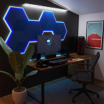 Гипсовая 3D панель с принтографией PM-52 варинант исполнения - 1 | Loft Concept в Уфе