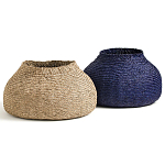 Корзина синяя Elewisa Wicker Basket варинант исполнения - 4 | Loft Concept в Уфе