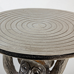 Столик с подстольем в виде обезьянки Bombay Nickel варинант исполнения - 3 | Loft Concept в Уфе