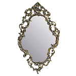 Зеркало настенное в бронзовой раме Majestic Gold Mirrors  варинант исполнения - 1 | Loft Concept в Уфе