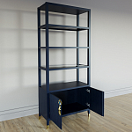 Стеллаж со стеклянными полками Elsa Dreams Blue варинант исполнения - 3 | Loft Concept в Уфе