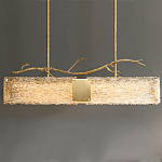 Люстра прямоугольная из фактурного стекла Chandelier Beam варинант исполнения - 5 | Loft Concept в Уфе