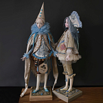 Авторская коллекционная интерьерная кукла Пьеро				 варинант исполнения - 2 | Loft Concept в Уфе