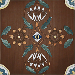 Плитка с узором Васильки 2 варинант исполнения - 1 | Loft Concept в Уфе