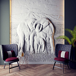 Барельеф ELEPHANTS варинант исполнения - 2 | Loft Concept в Уфе
