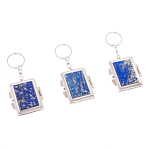 Зеркало брелок складное двухстороннее из натурального камня Лазурит Stone Mirrors варинант исполнения - 4 | Loft Concept в Уфе