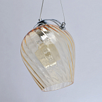 Подвесной светильник со стеклянном плафоном в форме бокала Kaleido варинант исполнения - 4 | Loft Concept в Уфе