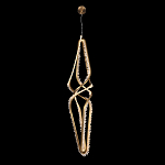 Подвесной светильник с декоративными элементами в виде кристаллов Smooth Shine варинант исполнения - 1 | Loft Concept в Уфе