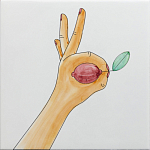 Плитка дизайнерская с рисунком Лимон варинант исполнения - 2 | Loft Concept в Уфе