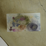 Шкатулка из эпоксидной смолы с цветами белая Epoxy Resin Rectangular Box White варинант исполнения - 6 | Loft Concept в Уфе