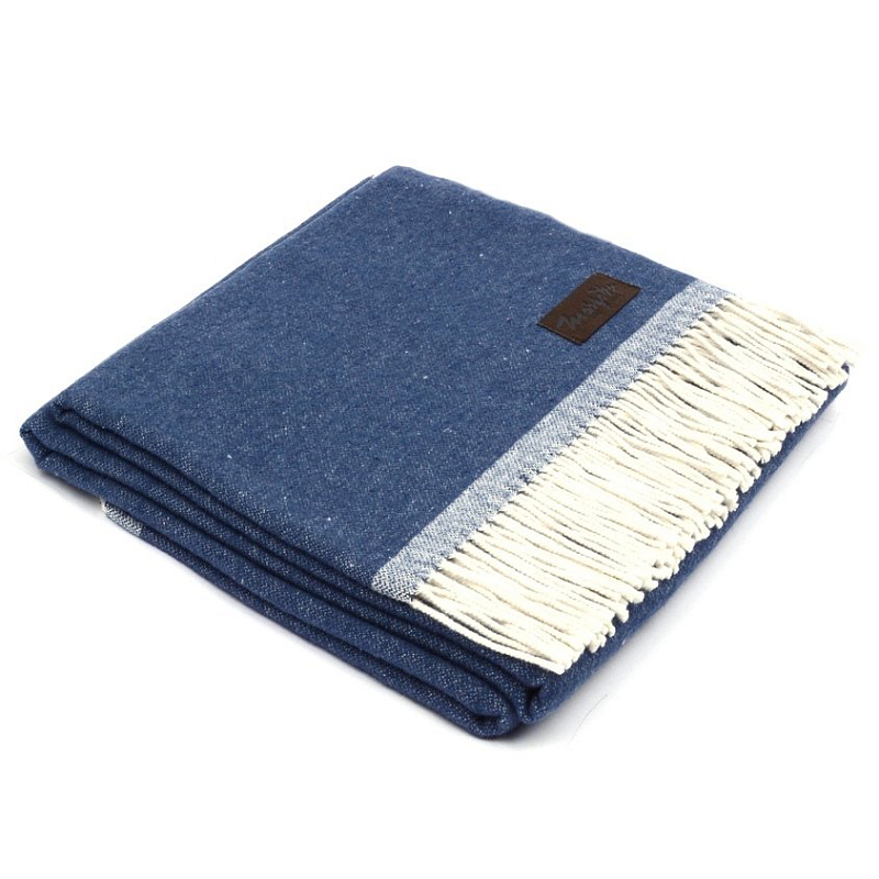 Плед SARA 4000 Marzotto Синий в Уфе | Loft Concept 