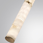 Подвесной светильник с плафоном в форме цилиндра из алебастра Cryptocrystalline Stone варинант исполнения - 5 | Loft Concept в Уфе