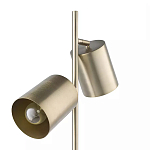 Настольная лампа золотистая на белом мраморном основании Streams of Light варинант исполнения - 4 | Loft Concept в Уфе