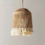 Люстра круглая плетеная с кисточками Small Solar Glow варинант исполнения - 2 | Loft Concept в Уфе