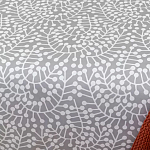 Постельное белье серого цвета с рисунком 200х220 см Blossom Essence варинант исполнения - 4 | Loft Concept в Уфе