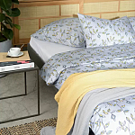 Постельное белье из сатина с рисунком 200х220 см Aurora Allure Sprout варинант исполнения - 4 | Loft Concept в Уфе