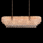 Люстра овальная с каскадом из прозрачного хрусталя Constant Sparks варинант исполнения - 1 | Loft Concept в Уфе