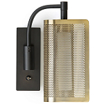 Бра с плафоном из перфорированного металла Elledge Wall Lamp варинант исполнения - 12 | Loft Concept в Уфе