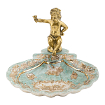 Блюдо с бронзовым ангелом Porcelain Angels of Paradise варинант исполнения - 1 | Loft Concept в Уфе