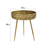 Столик дизайнерский Coth of gold варинант исполнения - 8 | Loft Concept в Уфе