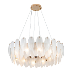 Люстра Mont Saint-Michel Золотая с Рельефным Стеклом варинант исполнения - 1 | Loft Concept в Уфе