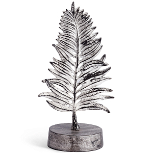 Статуэтка Metal Flowers античная платина