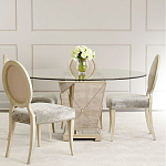 Стол обеденный круглый на зеркальном основании Spectacular Table варинант исполнения - 1 | Loft Concept в Уфе