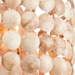 Люстра с каскадом из круглых декоративных элементов Texture Discs варинант исполнения - 1 | Loft Concept в Уфе