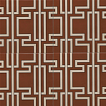 Дизайнерская плитка с узором Лабиринт варинант исполнения - 1 | Loft Concept в Уфе