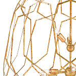 Люстра овальная с переплетенными ромбами Large Scale Artwork варинант исполнения - 1 | Loft Concept в Уфе