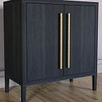 Современный Буфет Primo с 2 дверцами Черный дуб варинант исполнения - 3 | Loft Concept в Уфе