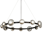 Светодиодная кольцевая люстра IONA Сhandelier black варинант исполнения - 3 | Loft Concept в Уфе