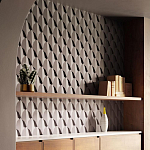 Гипсовая 3D Панель DRAGON SCALE - C варинант исполнения - 1 | Loft Concept в Уфе