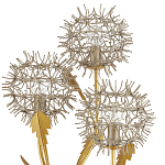 Торшер в виде цветка одуванчика Hanging Dandelion варинант исполнения - 1 | Loft Concept в Уфе