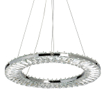 Люстра круглая с прозрачной хрустальной рамкой Maude Crystal Light варинант исполнения - 1 | Loft Concept в Уфе