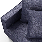 Мебельная ткань Шенилл синий цвет 138 см T4-33 варинант исполнения - 2 | Loft Concept в Уфе