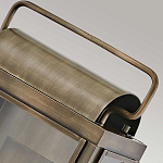 Настенный фонарь прямоугольной формы цвета состаренная латунь с двумя лампами Hinkley варинант исполнения - 4 | Loft Concept в Уфе