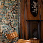 Обои ручная роспись Braganza Standard colourway on dyed paper варинант исполнения - 2 | Loft Concept в Уфе