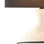 Настольная лампа фактурная с черными круговыми линиями на корпусе Recess варинант исполнения - 1 | Loft Concept в Уфе