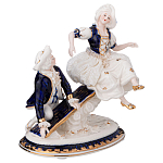 Статуэтка фарфоровая Влюбленная пара Charming Statuette варинант исполнения - 1 | Loft Concept в Уфе