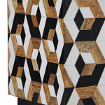 Настольная лампа с фигурным узором и трапециевидным абажуром Сonundrum варинант исполнения - 1 | Loft Concept в Уфе