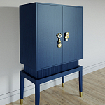 Кабинетный шкаф Elsa Dreams Blue с 2-мя ящиками варинант исполнения - 1 | Loft Concept в Уфе