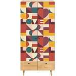 Шкаф с принтом The rebus of love варинант исполнения - 2 | Loft Concept в Уфе