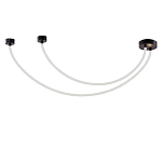 Подвесной светильник с двойными световыми дугами  Luke Lampco Tracer Lamp варинант исполнения - 1 | Loft Concept в Уфе