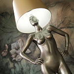 Лампа MANNEQUIN LAMP с абажуром руки на талии варинант исполнения - 9 | Loft Concept в Уфе