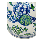 Ваза фигурная с сине-зелеными узорами распустившихся цветов Blossoming Spring варинант исполнения - 3 | Loft Concept в Уфе